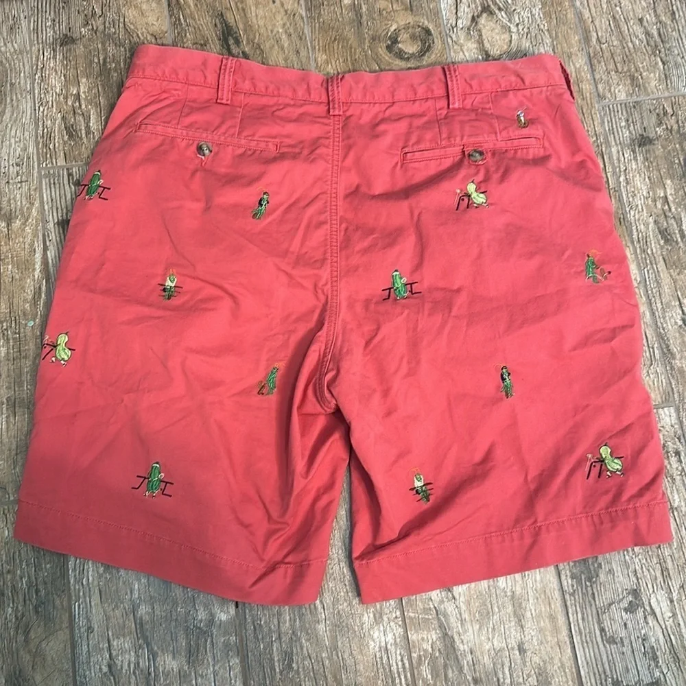 Polo Ralph Lauren Mens Stretched Classic Fit Shorts Squash Cricket Pink Size 36 - Picture 5 of 5